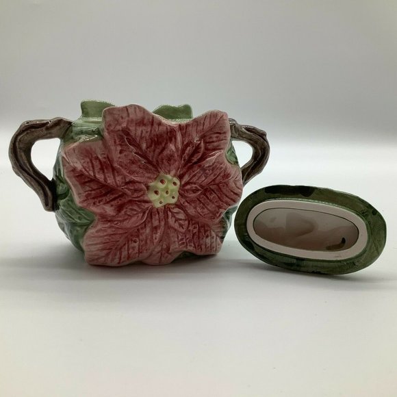 Omnibus Poinsettia Teapot from Fitz and Floyd - Picture 10 of 12